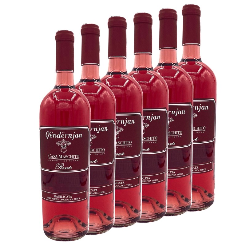 Qëndërnjan Rosato di Aglianico del Vulture IGT (6 Flaschen) - 19,04 € / 1 Liter
