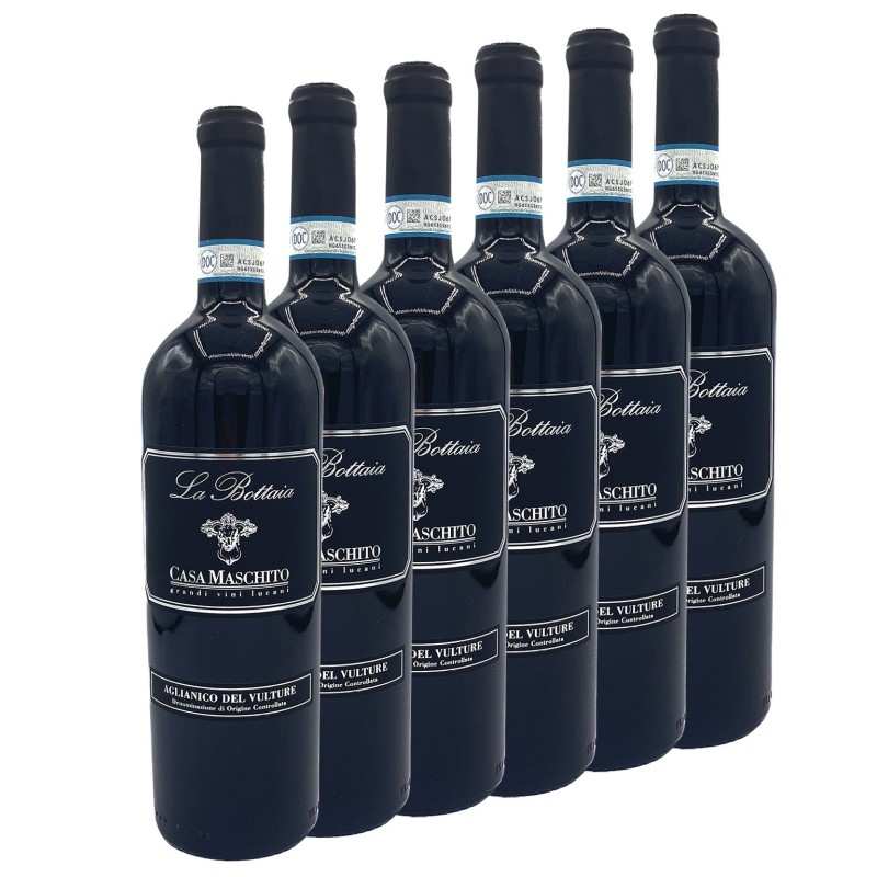 La Bottaia Aglianico del Vulture DOC (6 Flaschen) - 30,15 € / 1 Liter
